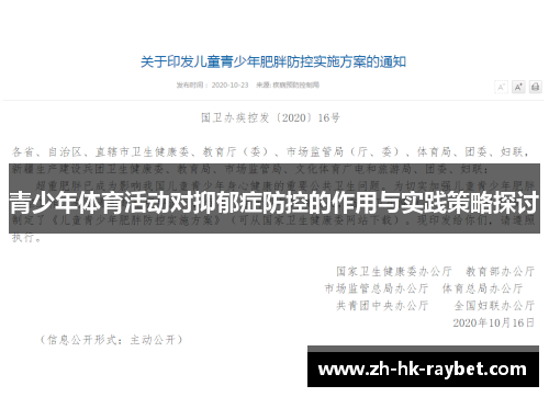 青少年体育活动对抑郁症防控的作用与实践策略探讨
